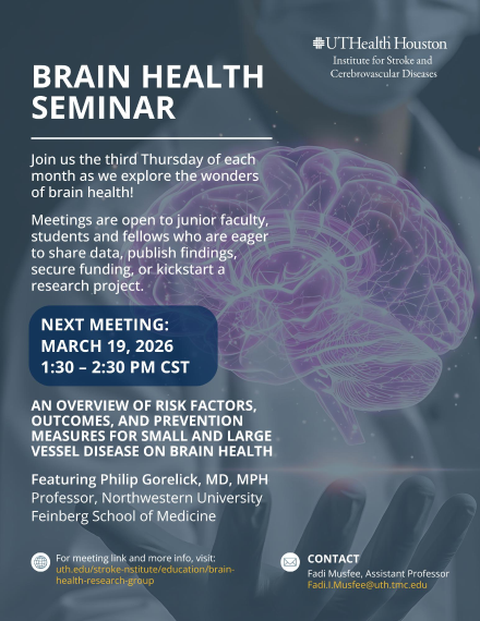 Brain Health Research Group - Monthly Meeting
